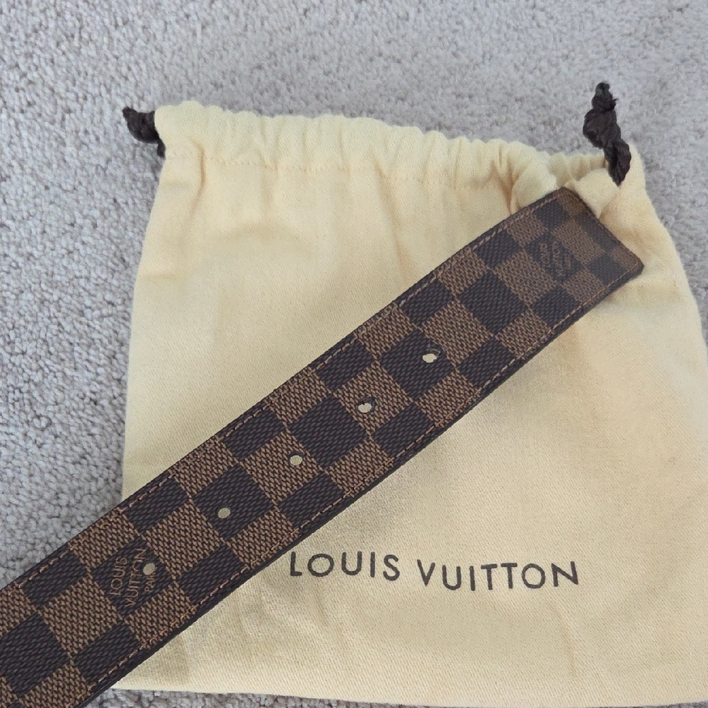 Louis Vuitton Brown Damier Belt  LIKE NEW!! - Picture 5 of 8